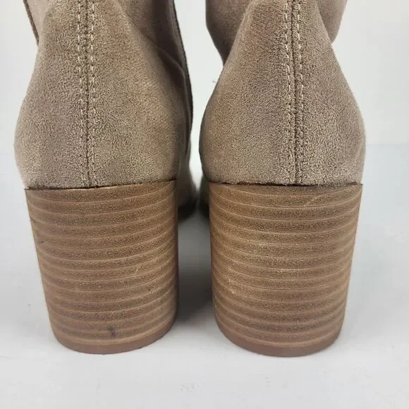 dv by dolce vita treasure women's over the knee boots synthetic almond toe 10 - Picture 9 of 16